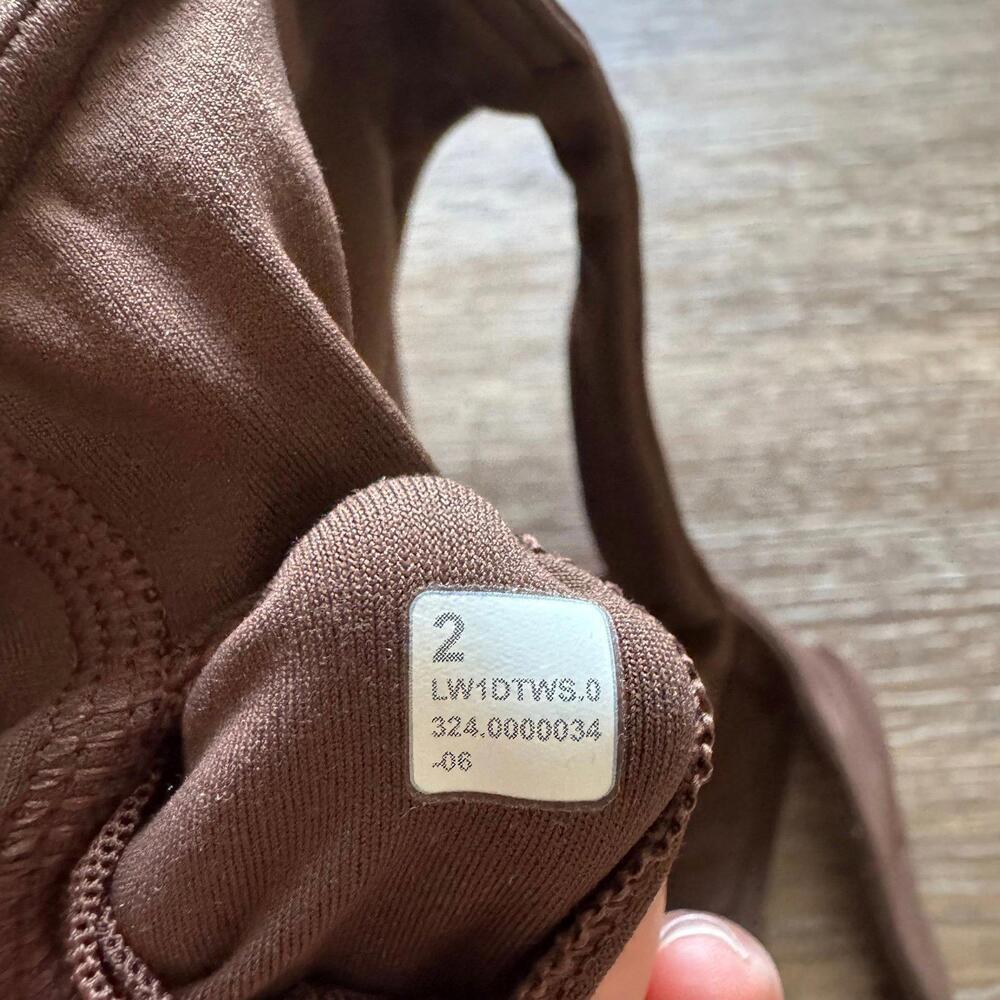 Lululemon Align Tank Cropped JAVA Size 2 NWT - Picture 6 of 6
